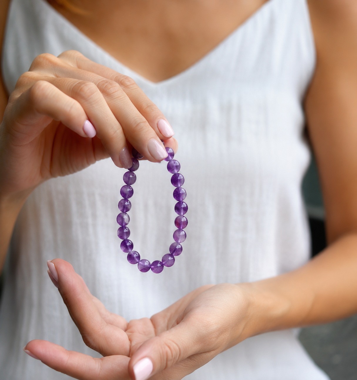 Amethyst bracelet