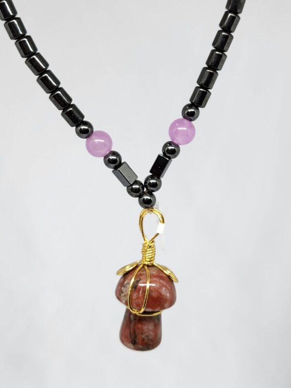 Red Jasper Hematite Mala