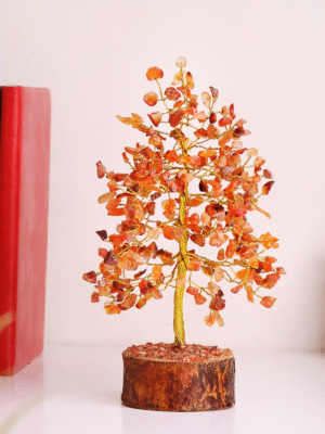 Carnelian Orange Crystal Tree