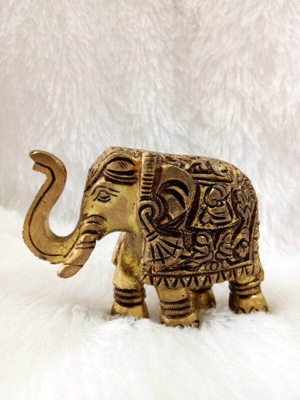Brass Gajlaxmi (3 Inch) Jodi