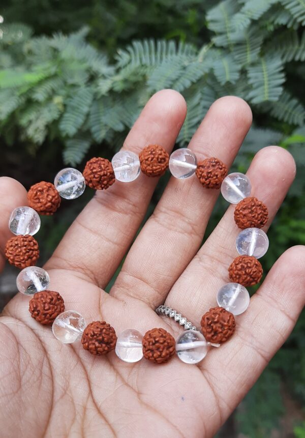 Sphatik Rudraksh Bracelet
