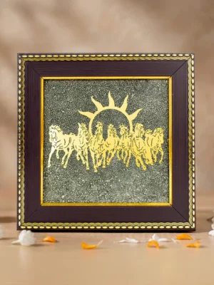 7 Horse Pyrite Frame