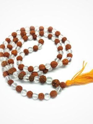Sphatik Rudraksh Mala